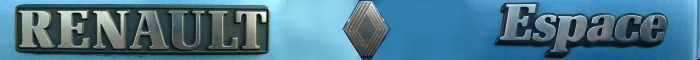 Schriftzug Renault Espace